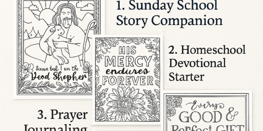 5 Creative Uses for Christian Coloring Pages for Sunday School