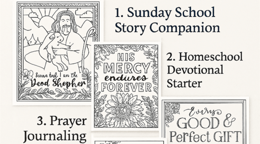 5 Creative Uses for Christian Coloring Pages for Sunday School