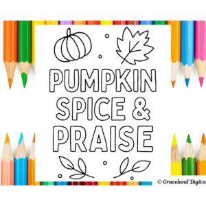 Cozy Faith Vibe Coloring Pages