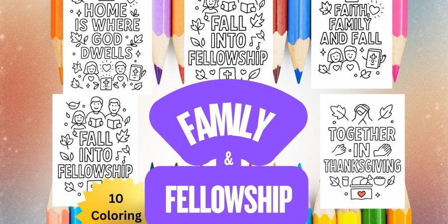 Family & Fellowship Coloring Pages
