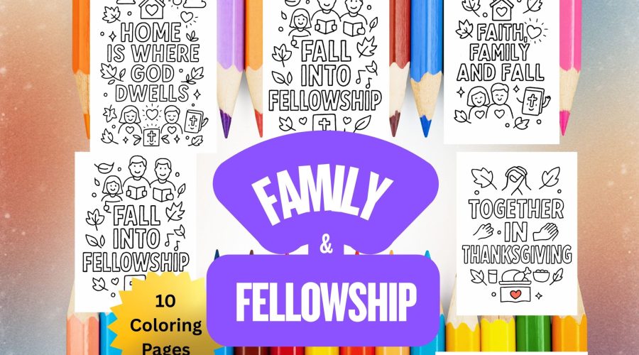 Family & Fellowship Coloring Pages