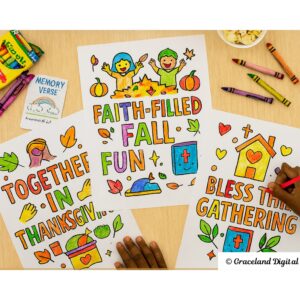 Family & Fellowship Coloring Pages