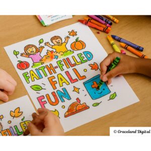 Family & Fellowship Coloring Pages