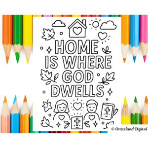 Family & Fellowship Coloring Pages