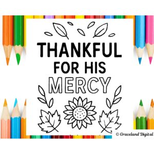 Gratitude & Blessings Coloring Pages