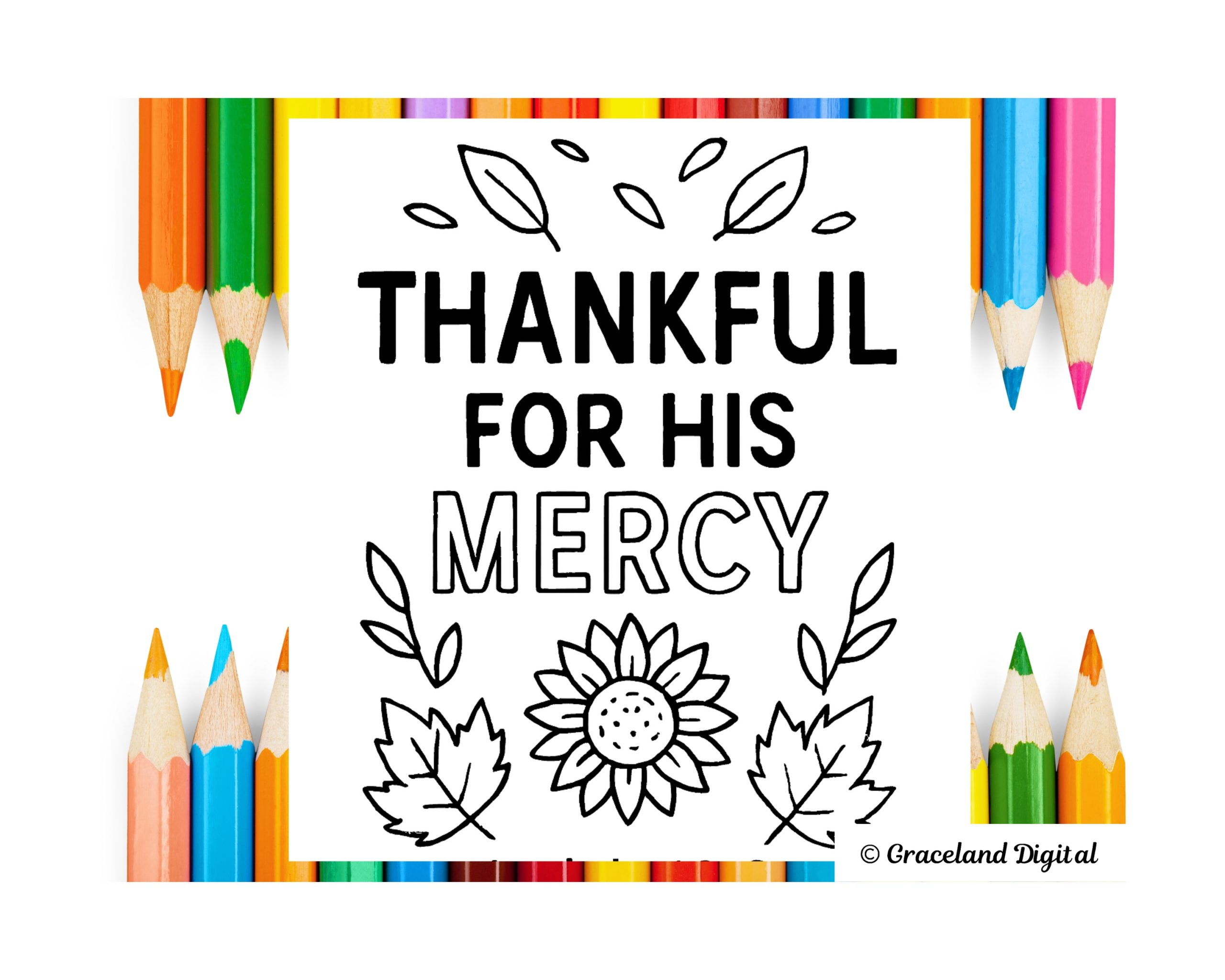 Gratitude & Blessings Coloring Pages