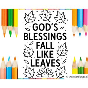Gratitude_&_Blessings Coloring Pages