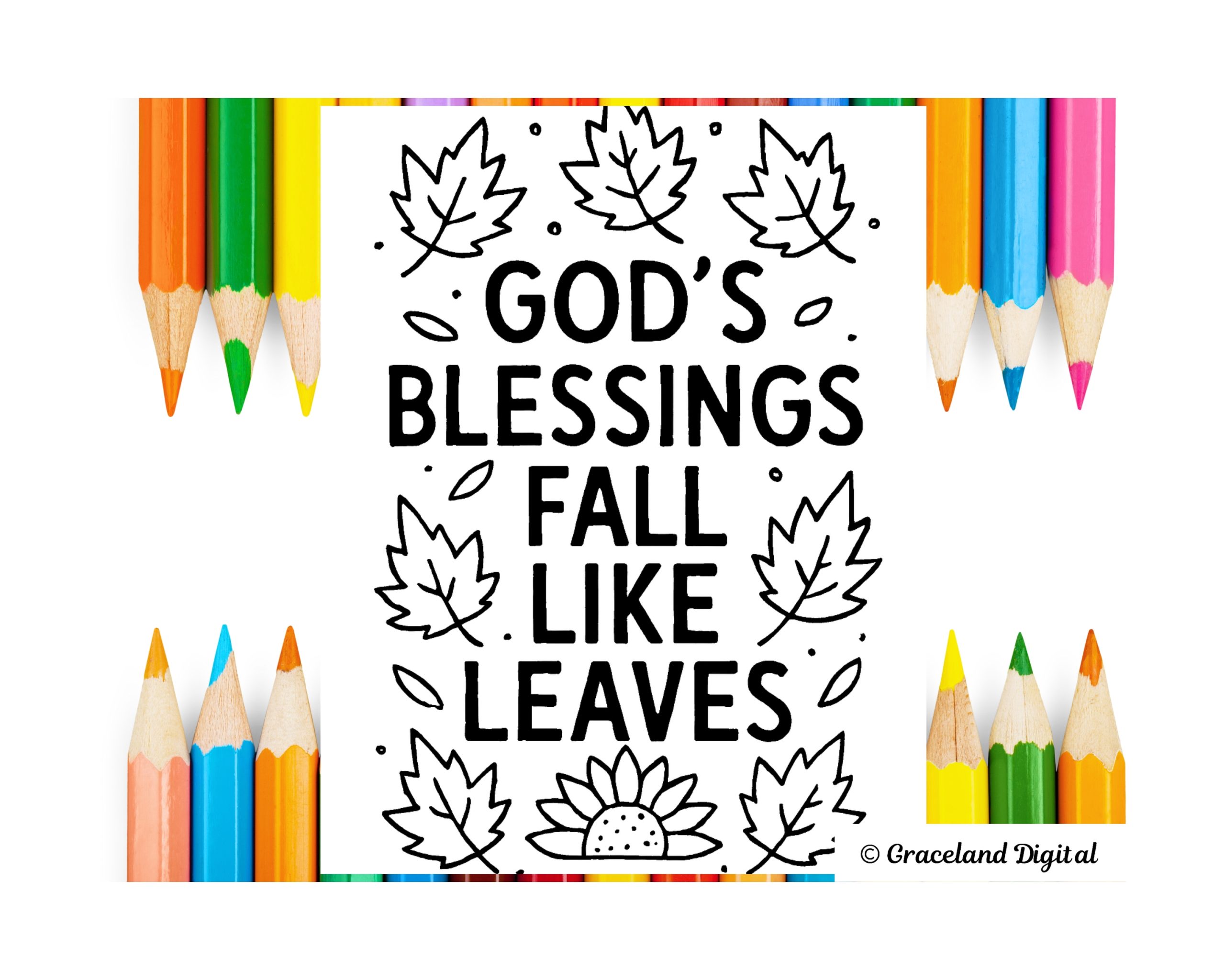Gratitude_&_Blessings Coloring Pages