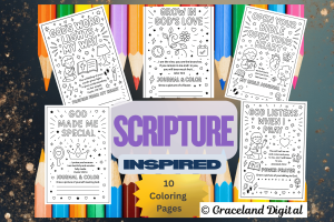 Scripture Inspired Coloring Pages