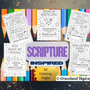 Scripture Inspired Coloring Pages