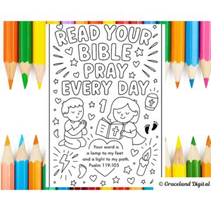 Scripture Inspired Coloring Pages