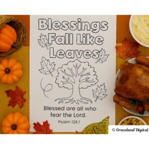 Thanksgiving Inspired Coloring Pages