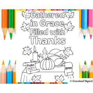 Thanksgiving Insired Coloring Pages