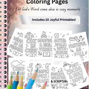 Cozy faith vibes childrens coloring pages pdf ebook download
