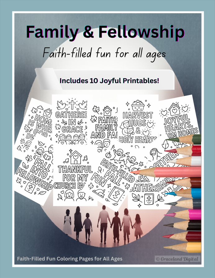 Family and fellowship childrens coloring pages pdf ebook download